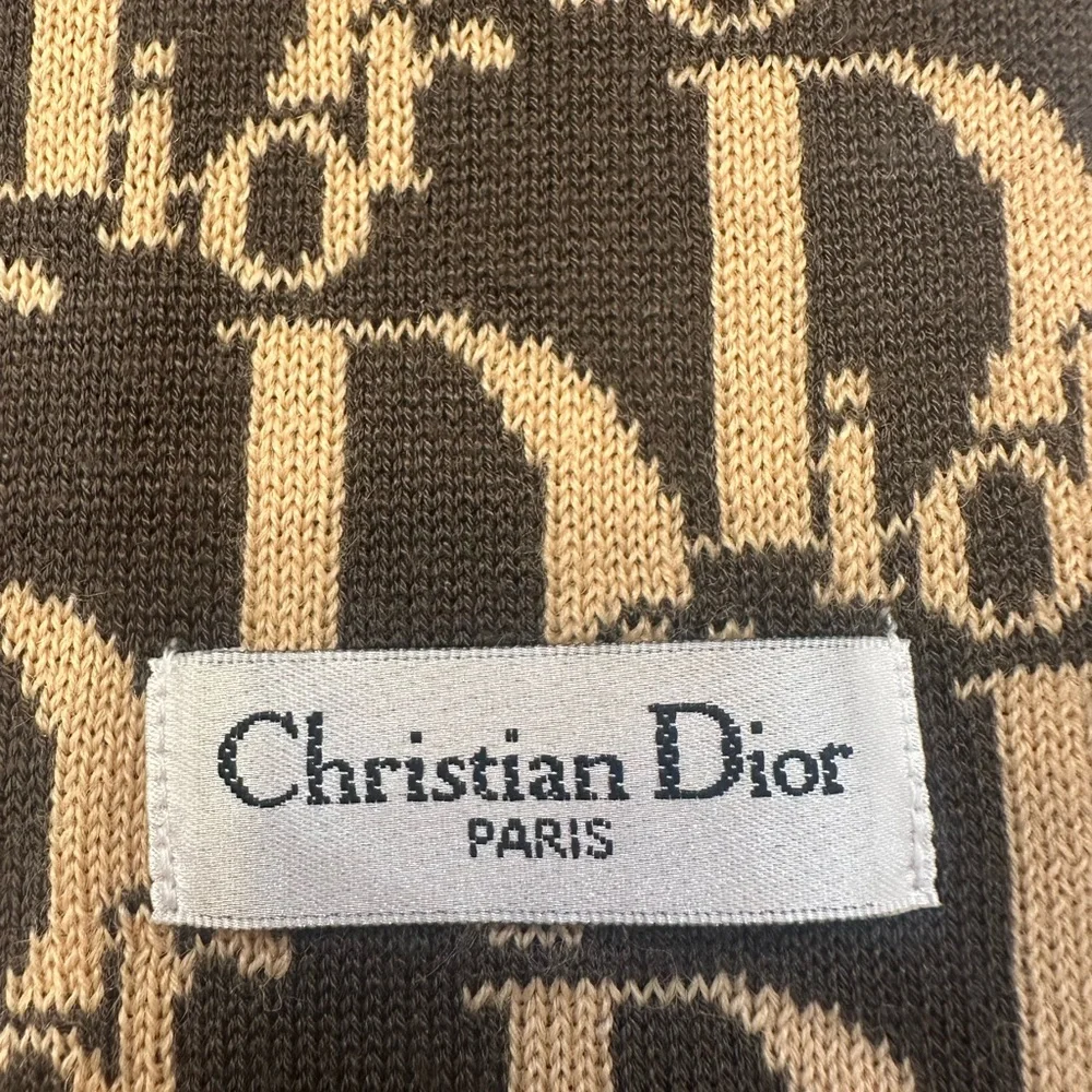 Christian Dior Trotter Wool Scarf